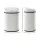 Devanti 82L Motion Sensor Rubbish Bin White Steel | Automatic Touchless Kitchen Trash Can, Soft Close, Hygienic