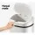 Devanti 82L Motion Sensor Rubbish Bin White Steel | Automatic Touchless Kitchen Trash Can, Soft Close, Hygienic
