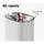 Devanti 82L Motion Sensor Rubbish Bin White Steel | Automatic Touchless Kitchen Trash Can, Soft Close, Hygienic