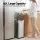 Devanti 50L Motion Sensor Bin Automatic Kitchen Rubbish Bin with Stainless Steel Body Soft Close Silver