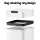 Devanti 50L Motion Sensor Trash Can - White Iron, Hands-Free, Soft Close, USB/Battery Powered, Fingerprint-Resistant