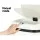 Devanti 50L Motion Sensor Bin - White Steel, Hands-Free, Odour-Free, Noise-Free, with Soft Close & Liner Holder