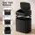 Devanti 15L Motion Sensor Bin Touchless Soft-Close Rubbish Bin with Automatic Manual Controls Black