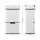 Devanti 72L 4-in-1 Sensor Rubbish Bin with 44L Waste and Twin 12L Recycling Compartments White