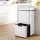 Devanti 72L 4-in-1 Sensor Rubbish Bin with 44L Waste and Twin 12L Recycling Compartments White
