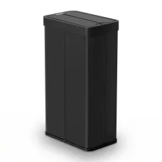 Devanti 70L Automatic Sensor Rubbish Bin Touchless Kitchen Garbage Can Black with Dual Wing Lid