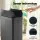 Devanti 70L Automatic Sensor Rubbish Bin Touchless Kitchen Garbage Can Black with Dual Wing Lid