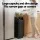 Devanti 70L Automatic Sensor Rubbish Bin Touchless Kitchen Garbage Can Black with Dual Wing Lid