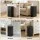 Devanti 70L Automatic Sensor Rubbish Bin Touchless Kitchen Garbage Can Black with Dual Wing Lid