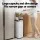 Devanti 70L Automatic Sensor Rubbish Bin Touchless Kitchen Garbage Can with Dual Wing Lid White