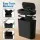 Devanti 2-Pack Automatic 11L Motion Sensor Touchless Kitchen Bin Slim Black with Liner Holder and Soft Close Lid