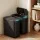 Devanti 2-Pack Automatic 11L Motion Sensor Touchless Kitchen Bin Slim Black with Liner Holder and Soft Close Lid