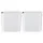 Devanti Automatic Motion Sensor Touchless Bin Twin Pack 11L Slim White Modern Design 2PCS 11 Litre Waste Can