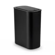 Devanti Automatic Rubbish Bin 21L Touchless Motion Sensor Soft Close Slim Black Kitchen Bin