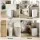 Devanti Automatic Kitchen Bin 21L Motion Sensor Touchless Lid Slim Rubbish Bin with Liner Holder White