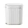 Devanti 7L Slim Motion Sensor Automatic Waste Bin Touchless ABS White for Kitchen Bathroom Office Apartment