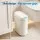Devanti 7L Slim Motion Sensor Automatic Waste Bin Touchless ABS White for Kitchen Bathroom Office Apartment