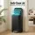 Cefito 40L Pedal Bin Steel Rubbish Can with Soft Close Lid Removable Inner Bucket Black Rectangular Bin