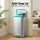 Cefito 40L Stainless Steel Pedal Bin with Soft Close Lid Removable Inner Bucket Rectangular Kitchen Rubbish Can