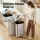 Cefito 40L Stainless Steel Pedal Bin with Soft Close Lid Removable Inner Bucket Rectangular Kitchen Rubbish Can