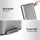 Cefito 40L Stainless Steel Pedal Bin with Soft Close Lid Removable Inner Bucket Rectangular Kitchen Rubbish Can