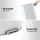 Cefito 40L Steel Kitchen Pedal Bin Rectangular with Soft Close Lid Removable Inner Bucket White 38x27x67cm