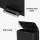 Cefito Pedal Bin, Carbon Steel, 40L Dual Compartment, Black, 46x31x53cm, Modern Waste Recycle Dustbin, Soft Close