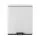 Cefito Pedal Bin, Carbon Steel, 40L Dual Compartment, White, 46x31x53cm, Anti-Rust, Soft Closing, Easy Clean