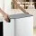 Cefito 40L Dual Compartment Pedal Bin, Carbon Steel, Soft Close, Anti-Rust, Waterproof, White, 2x20L Capacity