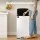 Cefito 40L White Pedal Bin: Steel/Stainless Steel, Soft-Close, Anti-Rust, Waterproof, Easy-Clean for Kitchen/Office