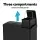 Cefito Pedal Bin Carbon Steel 45L Black | Triple Compartment Waste & Recycle Dustbin with Soft Close Mechanism