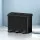 Cefito Pedal Bin Carbon Steel 45L Black | Triple Compartment Waste & Recycle Dustbin with Soft Close Mechanism