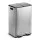 Cefito 60L Dual Compartment Pedal Bin Stainless Pedal Soft Close Rectangular Carbon Steel Silver 60L