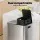 Cefito 60L Dual Compartment Pedal Bin Stainless Pedal Soft Close Rectangular Carbon Steel Silver 60L