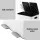 Cefito 60L Dual Compartment Pedal Bin White, Carbon Steel Rubbish & Recycling Dustbin, Soft Close, Waterproof