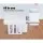 Cefito Pull Out Bin Kitchen Double Basket 2x15L White, Concealed Waste Bin with Lids, Heavy Duty Runners, Easy Install