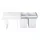 Cefito 40L Dual Pull Out Bin for Kitchen, White - 2x20L Compartments, Heavy-Duty Steel Frame, Space-Saving Design