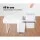 Cefito 40L Dual Pull Out Bin for Kitchen, White - 2x20L Compartments, Heavy-Duty Steel Frame, Space-Saving Design
