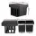 Cefito Pull Out Triple Slide Kitchen Bin 31L, 3 Compartments, Black, Steel Frame, Odour Lid, Easy Install