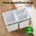 Cefito Pull Out Triple Slide Kitchen Bin 31L White – 3 Compartment Waste & Recycling, Steel Frame, Odour Lid, 48x34x35cm