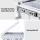Cefito Pull Out Triple Slide Kitchen Bin 31L White – 3 Compartment Waste & Recycling, Steel Frame, Odour Lid, 48x34x35cm