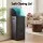 Cefito 63L 3-Compartment Carbon Steel Rubbish Bin Black Split Door Vertical Design 63 Litre Capacity