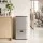 Cefito 63L Stainless Steel 3-Compartment Rubbish Bin Vertical Split Door Silver 63 Litre Capacity 3 Sections