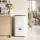 Cefito 63L Three Compartment Rubbish Bin Carbon Steel Split Door White Vertical Design 63L Capacity 3-Way