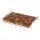 5-Star Chef Acacia End Grain Cutting Board 2.5cm Thick Walnut with Rubber Feet for Kitchen Prep and Serving