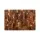 5-Star Chef Acacia End Grain Cutting Board 2.5cm Thick Walnut with Rubber Feet for Kitchen Prep and Serving