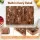5-Star Chef Acacia End Grain Cutting Board 2.5cm Thick Walnut with Rubber Feet for Kitchen Prep and Serving