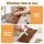 5-Star Chef Acacia End Grain Cutting Board 2.5cm Thick Walnut with Rubber Feet for Kitchen Prep and Serving