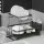 Cefito 2-Tier Expandable Dish Rack, Steel Frame, 54x31.5x33.5cm, Removable Design, Cutlery Holder, Quick Dry