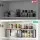 Cefito Kitchen Storage Shelf Rack Set of 2 Modular Cupboard Pantry Organisers Engineered Wood Metal Pine Wood